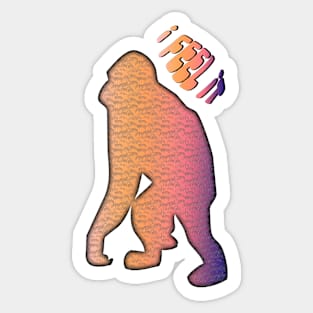 gorilla Sticker